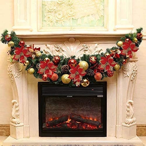 Amazon.co.jp: Blooming Paradise クリスマスツリー飾り 人工花